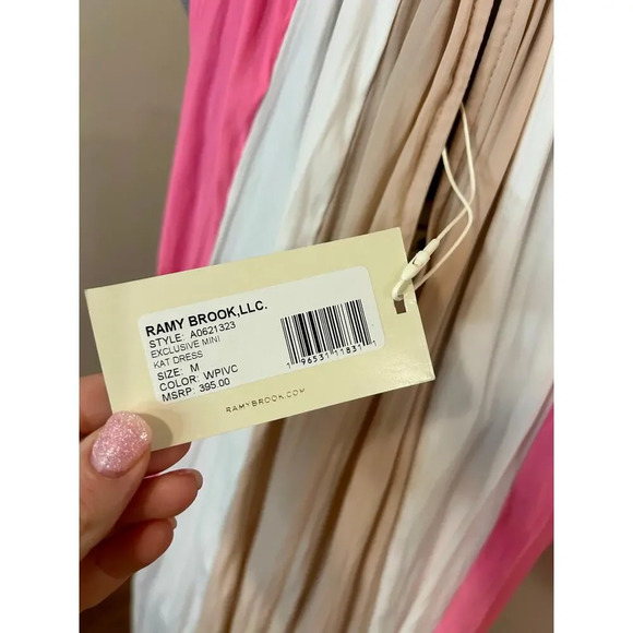 NEW Ramy Brooks TriColor Flow Dress size Medium - Picture 3 of 8